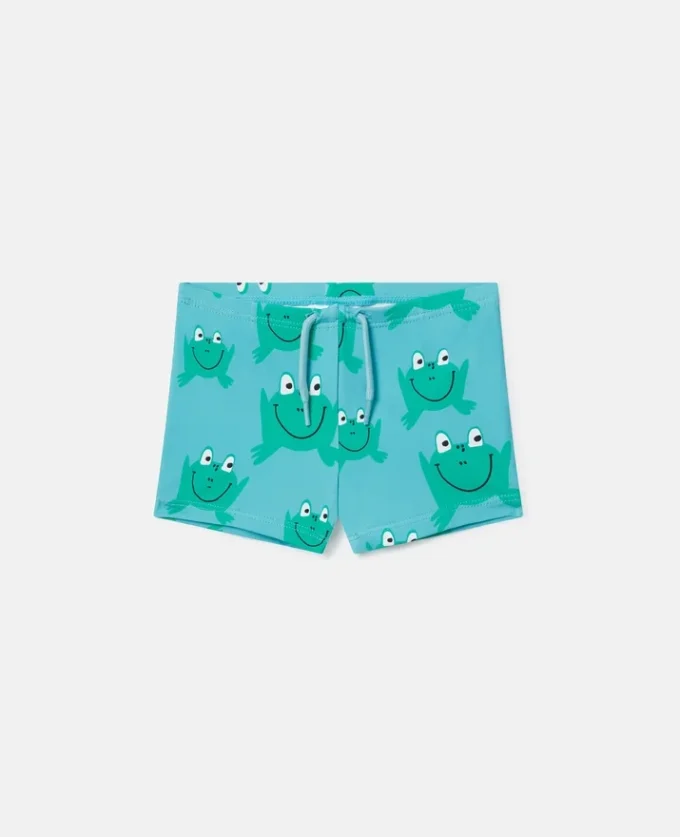 Frog Print Swim Shorts Frog Print Swim Shorts