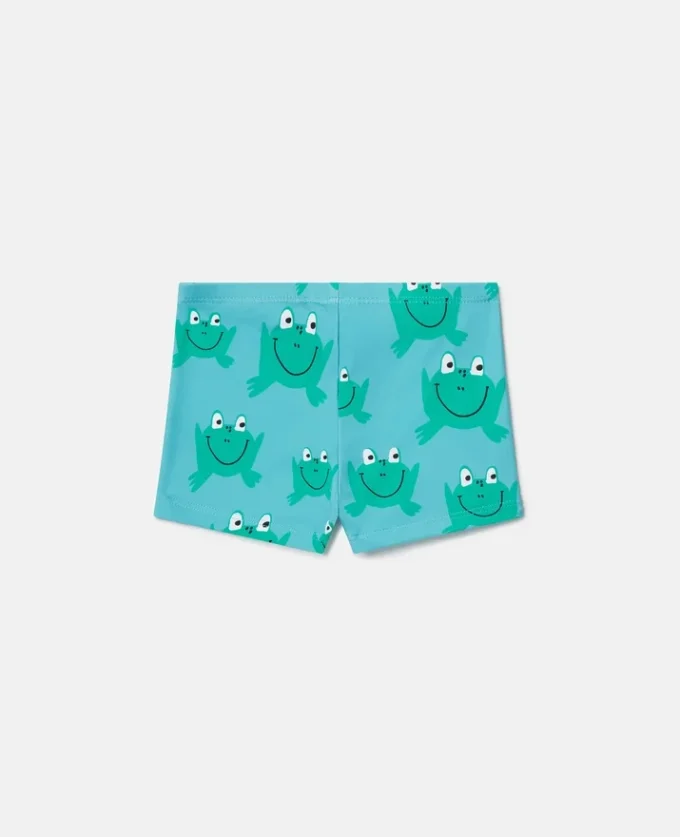 Frog Print Swim Shorts Frog Print Swim Shorts