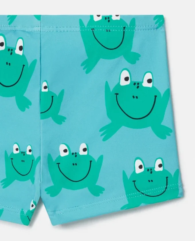 Frog Print Swim Shorts Frog Print Swim Shorts