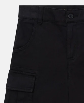 Gabardine Cargo Shorts