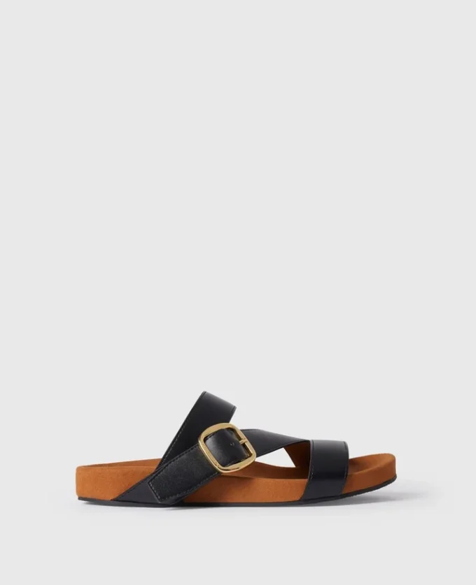 Gaia Backless Buckle Sandals Gaia Backless Buckle Sandals