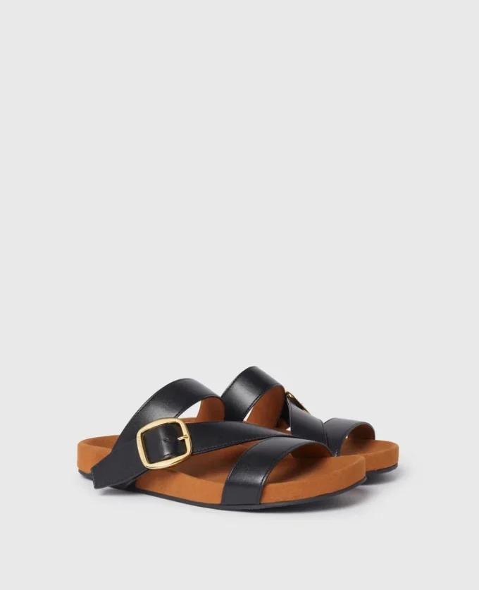 Gaia Backless Buckle Sandals Gaia Backless Buckle Sandals