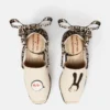 Gaia Little Black Bunny Embroidery Canvas Espadrilles Gaia Little Black Bunny Embroidery Canvas Espadrilles