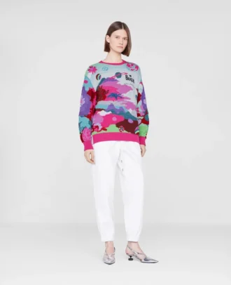Get Back Knit Intarsia Jumper