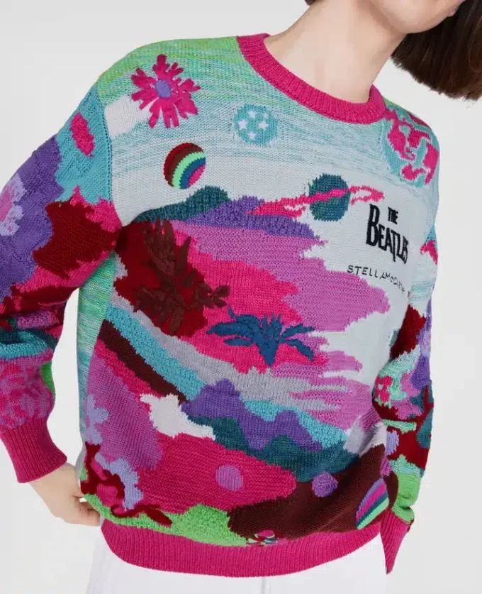 Get Back Knit Intarsia Jumper Get Back Knit Intarsia Jumper