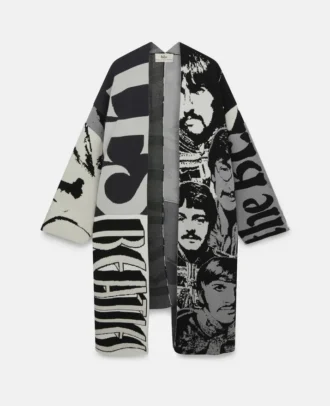 Get Back Paneled Knit Coat