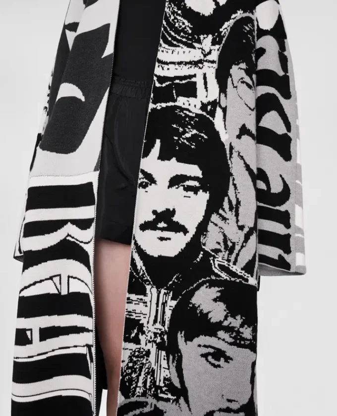 Get Back Paneled Knit Coat Get Back Paneled Knit Coat
