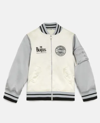 Get Back Satin Bomber Jacket Get Back Satin Bomber Jacket