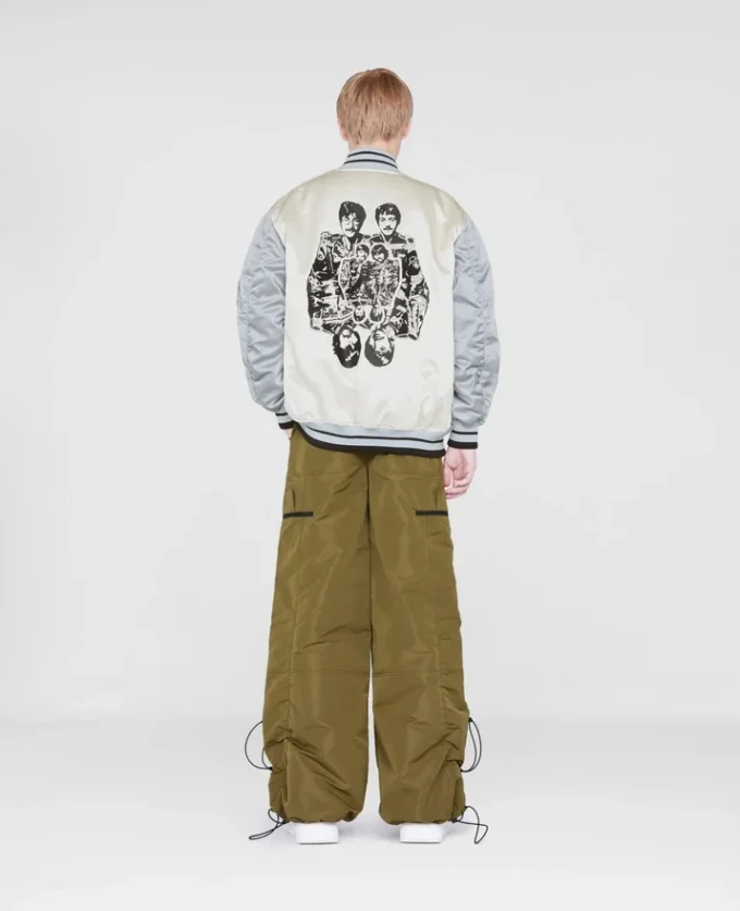 Get Back Satin Bomber Jacket Get Back Satin Bomber Jacket