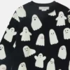 Ghost Print Crewneck Sweatshirt Ghost Print Crewneck Sweatshirt