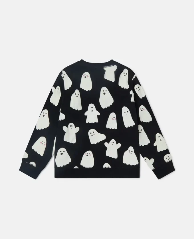 Ghost Print Crewneck Sweatshirt Ghost Print Crewneck Sweatshirt