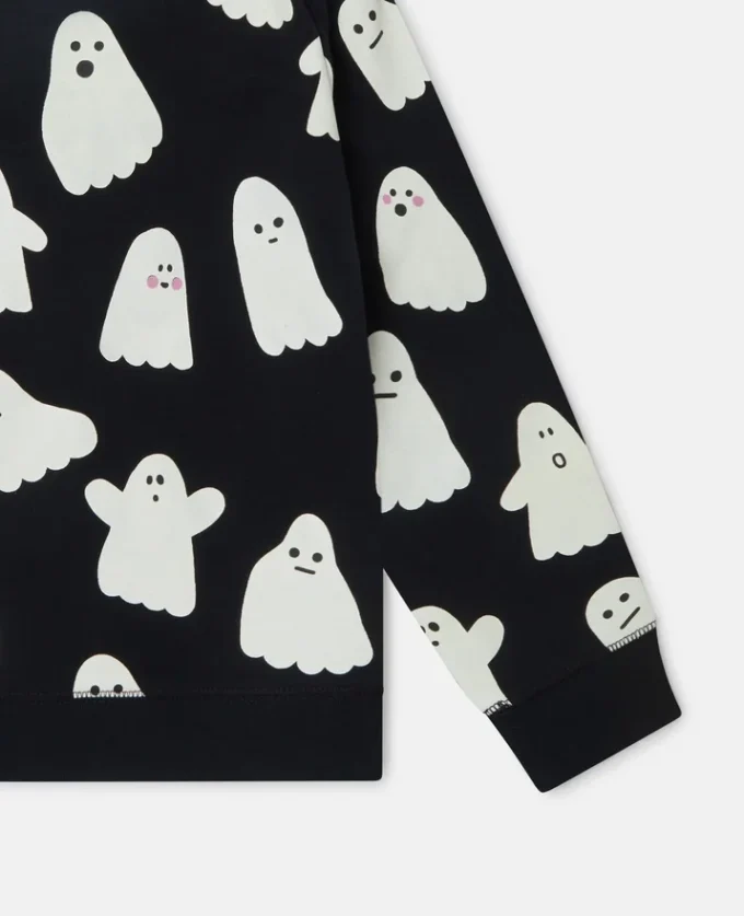 Ghost Print Crewneck Sweatshirt Ghost Print Crewneck Sweatshirt