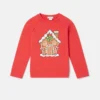 Gingerbread House Motif Sweatshirt Gingerbread House Motif Sweatshirt