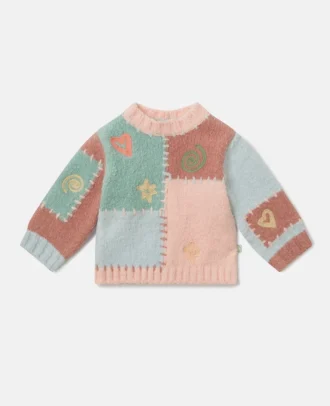 Graphic Embroidered Crewneck Sweater