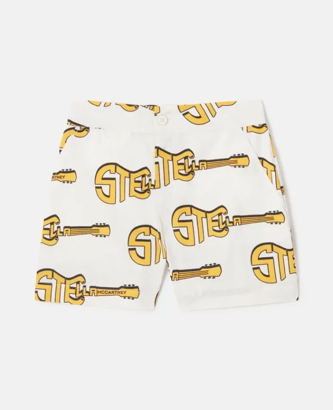 Guitar Print Shorts Guitar Print Shorts