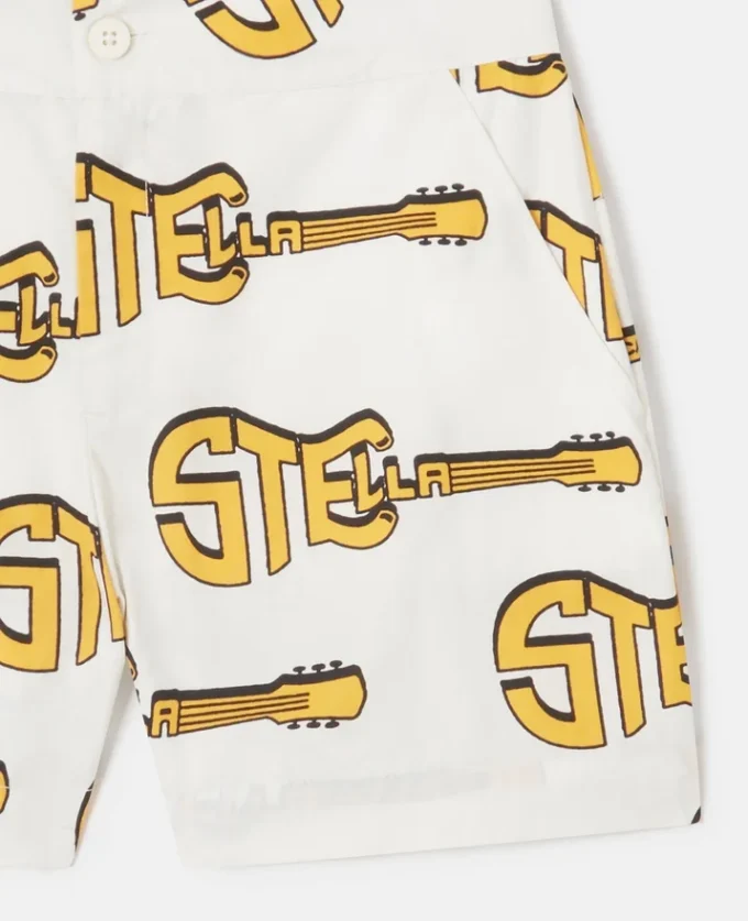 Guitar Print Shorts Guitar Print Shorts