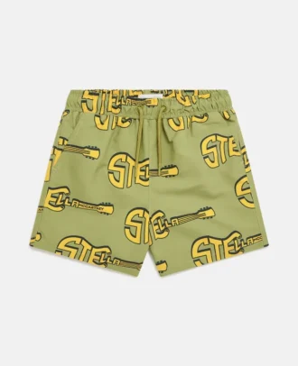 Guitar Print Swim Shorts