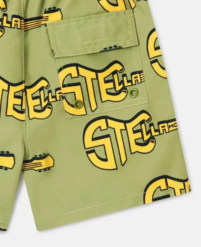 Guitar Print Swim Shorts Guitar Print Swim Shorts