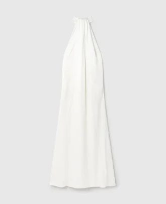 Halterneck Panel Maxi Dress