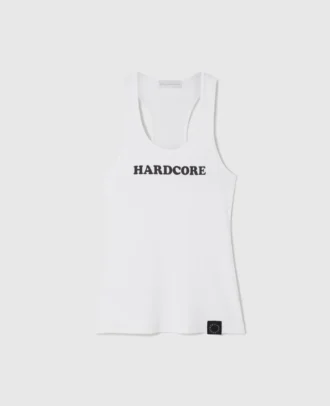 Hardcore Slogan Tank Top