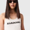 Hardcore Slogan Tank Top Hardcore Slogan Tank Top