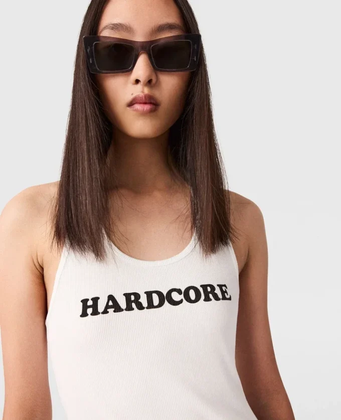 Hardcore Slogan Tank Top Hardcore Slogan Tank Top