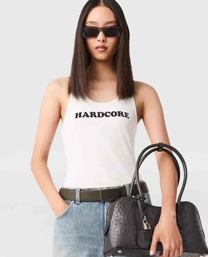 Hardcore Slogan Tank Top Hardcore Slogan Tank Top