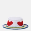 Heart Crocheted Bucket Hat Heart Crocheted Bucket Hat