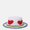 Heart Crocheted Bucket Hat Heart Crocheted Bucket Hat