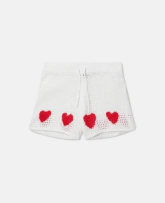Heart Crocheted Shorts