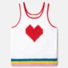 Heart Crocheted Tank Top Heart Crocheted Tank Top