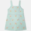 Heart-Embroidered Gabardine Dress Heart-Embroidered Gabardine Dress