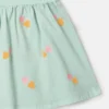 Heart-Embroidered Gabardine Dress Heart-Embroidered Gabardine Dress