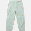 Heart-Embroidered Gabardine Trousers Heart-Embroidered Gabardine Trousers