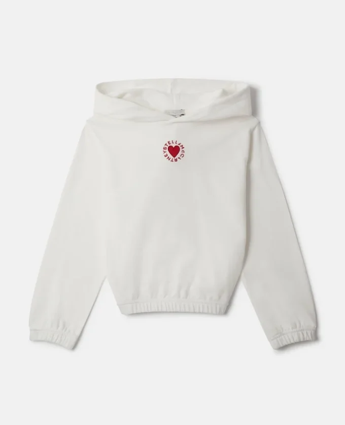 Heart Embroidered Hoodie Heart Embroidered Hoodie
