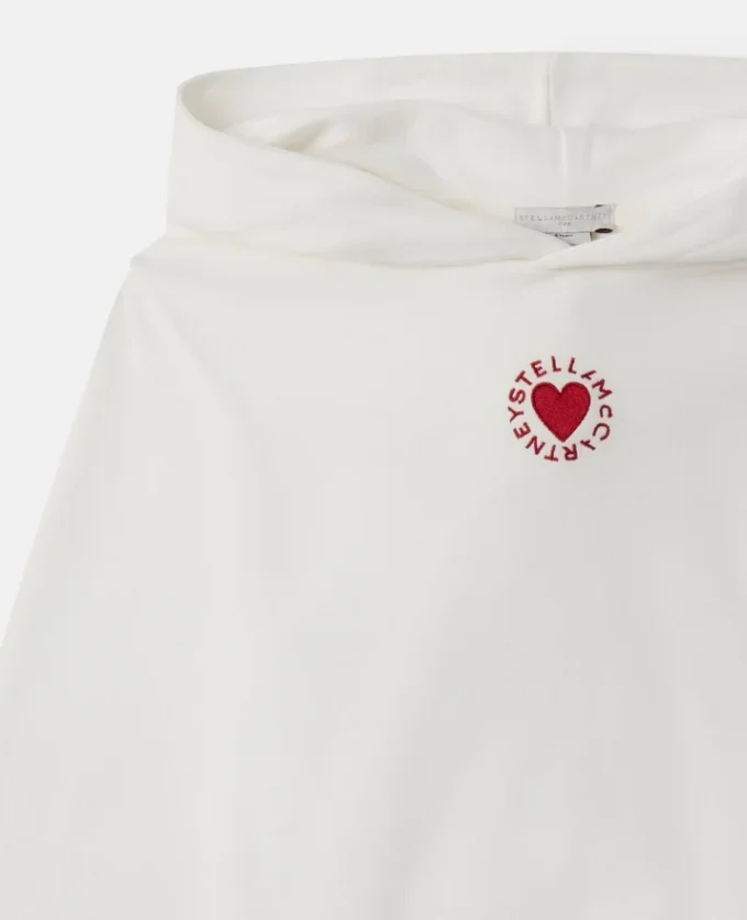 Heart Embroidered Hoodie Heart Embroidered Hoodie
