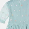 Heart Embroidered Long-Sleeve Dress Heart Embroidered Long-Sleeve Dress