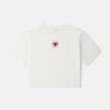 Heart Embroidered T-shirt Heart Embroidered T-shirt