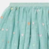 Heart Embroidered Tulle Layered Skirt Heart Embroidered Tulle Layered Skirt