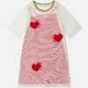 Heart Mesh T-shirt Dress Heart Mesh T-shirt Dress
