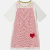 Heart Mesh T-shirt Dress Heart Mesh T-shirt Dress