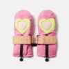 Heart Print Ski Gloves Heart Print Ski Gloves