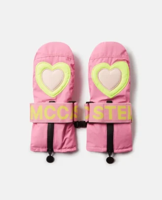 Heart Print Ski Gloves Heart Print Ski Gloves