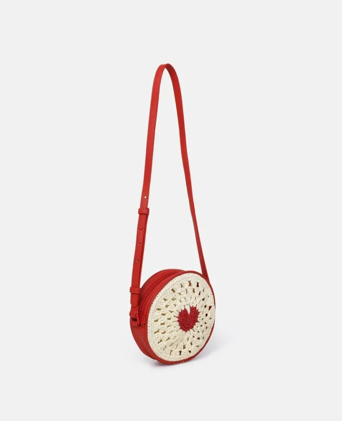 Heart Raffia Crossbody Bag Heart Raffia Crossbody Bag