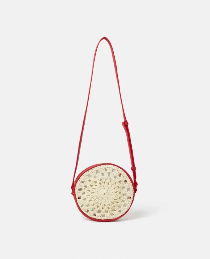 Heart Raffia Crossbody Bag Heart Raffia Crossbody Bag