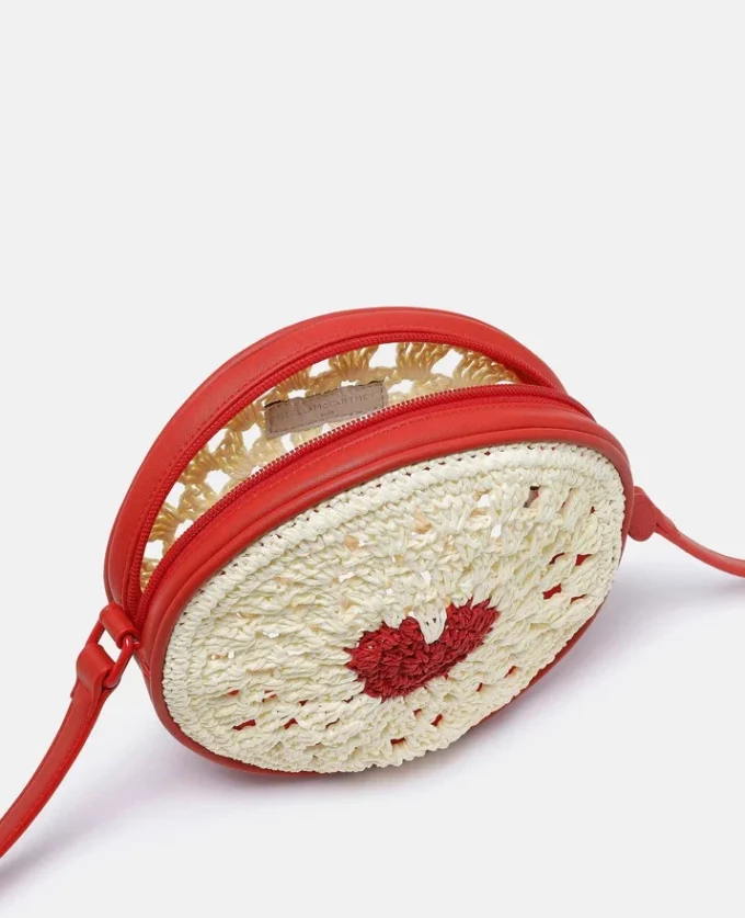 Heart Raffia Crossbody Bag Heart Raffia Crossbody Bag