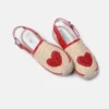 Heart Raffia Espadrilles Heart Raffia Espadrilles