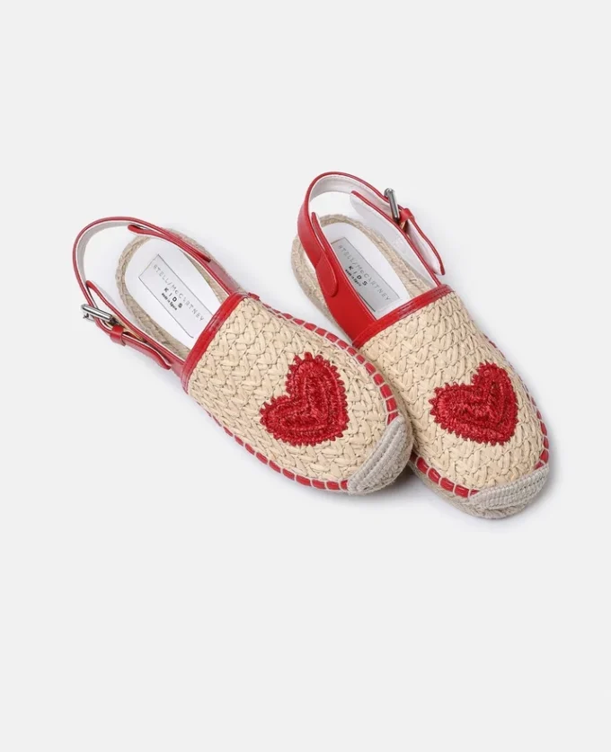 Heart Raffia Espadrilles Heart Raffia Espadrilles