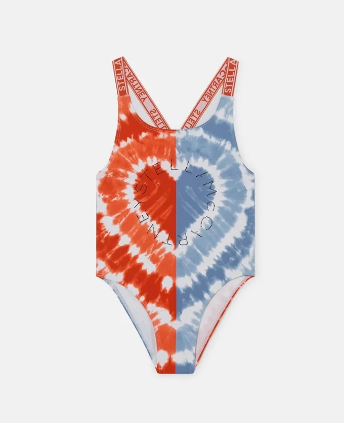 Heart Tie-Dye Graphic Swimsuit Heart Tie-Dye Graphic Swimsuit