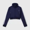 High-Neck Double Stripe Track Jacket High-Neck Double Stripe Track Jacket